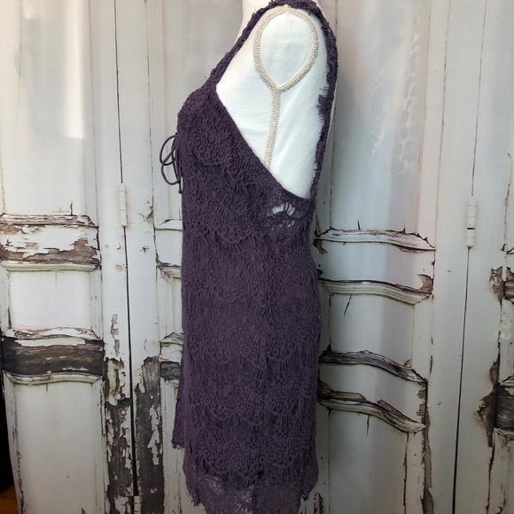 Free People Intimately Lacey Lavender Sheath - Size S - Picture 3 of 6